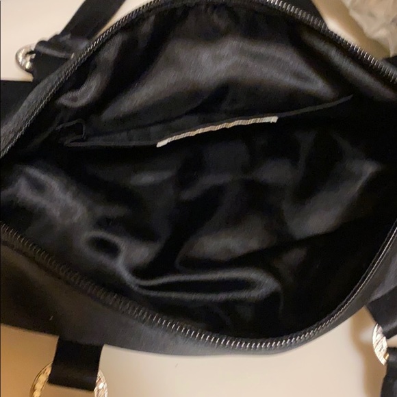 NWOT barrel roll evening bag. Embellished handles - Picture 4 of 5